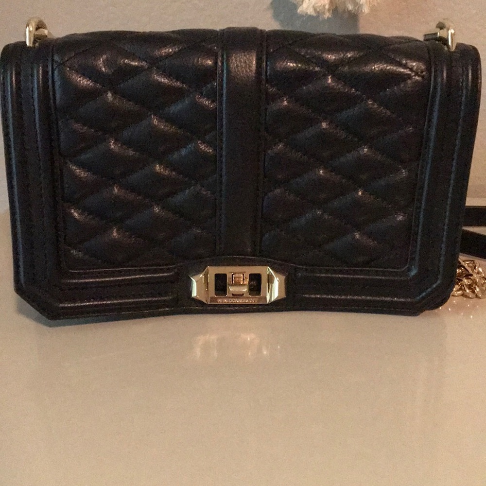 Rebecca Minkoff Chevron Quilted Love Crossbody